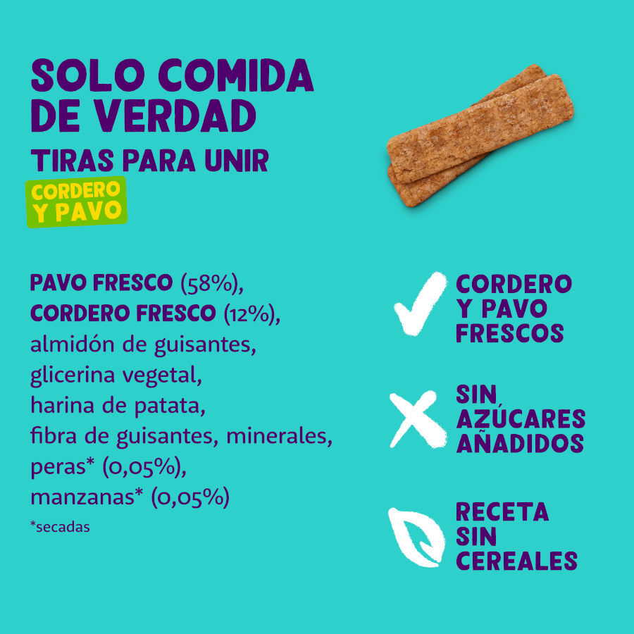 75 g Edgard y Cooper Tiras de Borrego e Peru para c&atilde;es, , large Imagem n&uacute;mero 5